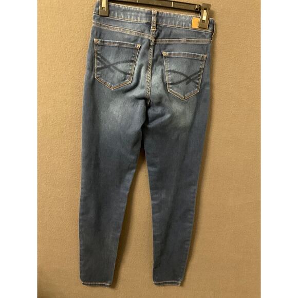 Aeropostale Women’s Jeans 0 Reg High Waisted Skinny Blue Denim Stretch Casual - Picture 5 of 7